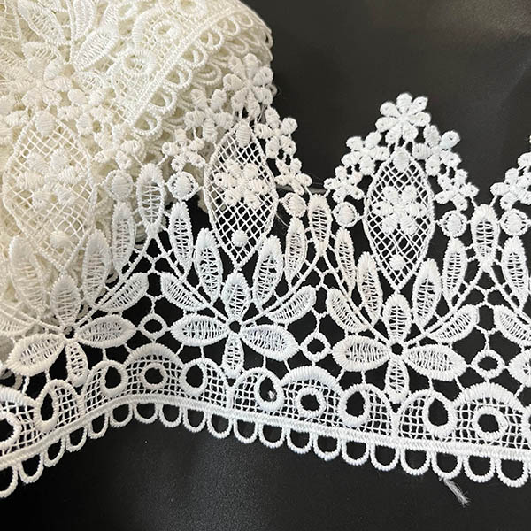 Broderie Polyester Dentelle Garniture