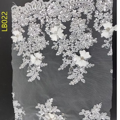 Dentelle de mariage en or 3D fait à la main