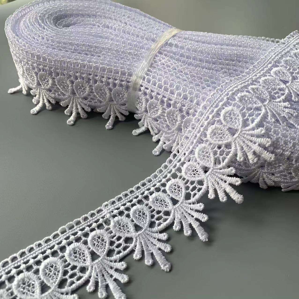 Multi couleur en dentelle en dentelle en polyester