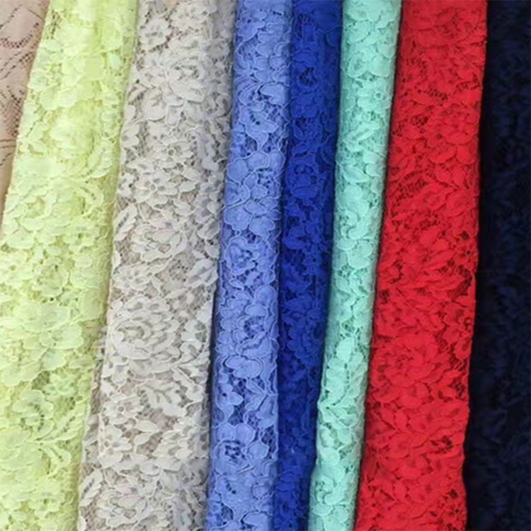 Tissu de cordage de broderie de haute qualité populaire de haute qualité