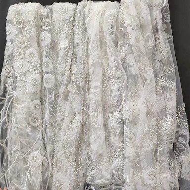 Tissu de dentelle de luxe